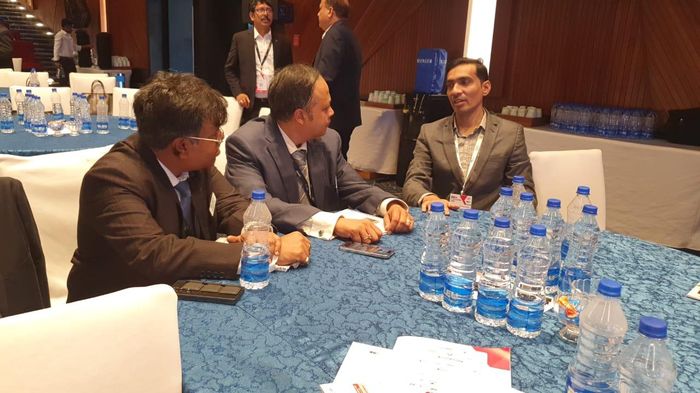 Business discussions at the International Rubber Conference 2024