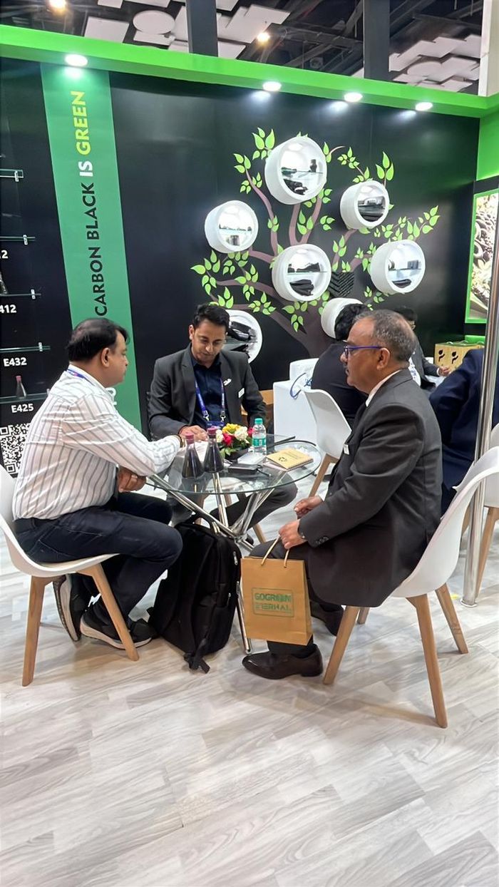Business discussions at the GoGreen Eternal booth, IRE 2026